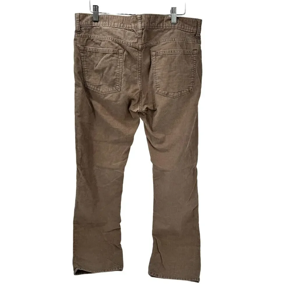 J Crew Pants Mens 32x32 (33x31 ACTUAL) Corduroy Slim Fit‎ Stretch Chino Tan